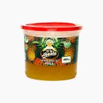 Mermelada de durazno D’La Abuela 460cc, rica en vitaminas y minerales, ideal para desayunos saludables.